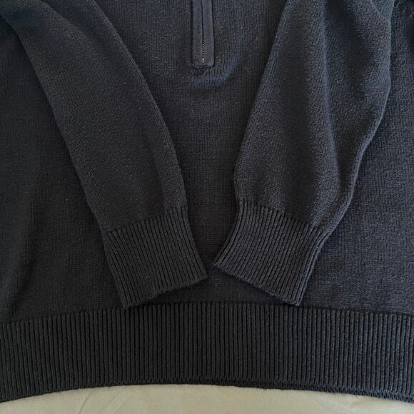 Kilte The Taylor Quarter Zip Cashmere Cotton Blend Sweater Size 2 Medium - Picture 7 of 13